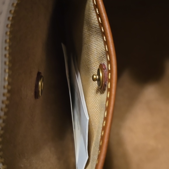 Coach Tali Bucket Bag Soft Leather In Chalk Color - Picture 14 of 16